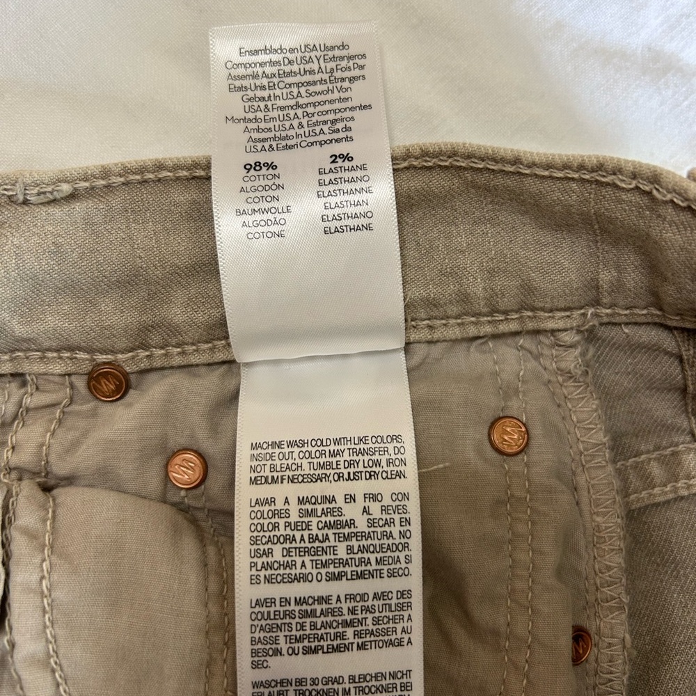 Mother Insider Ankle Fray in Chalk it Up size 25 - Picture 14 of 16